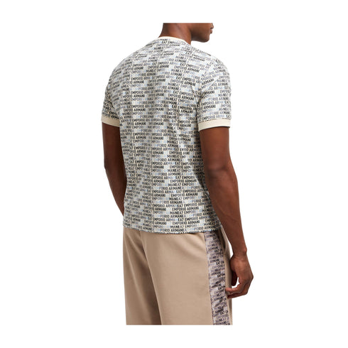 EA7 Emporio Armani T-shirt T-shirt Uomo stampa Monogram Logo S - Francavilla Moda